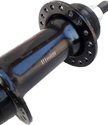 Image of Bicycle Disc Brake Rear Hub, Black, Both SIde Threaded Axle