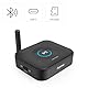 Hama Bluetooth Adapter für Stereoanlage und Lautsprecher (Bluetooth Empfänger Aux-Anschluss mit 3,5 mm Klinke, Strom USB-A – USB-C, microSD-Slot, Autopairing für Zwei Handys/Tablets etc.)