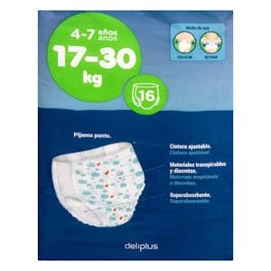 Pañal junior braguita noche infantil de 17-30 kg 4 a 7 años Paquete 16 ud. Pack 2