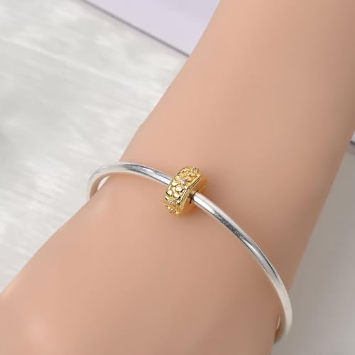 Clip Spacer Charm Fit Pandora Bracelet White Copper Stopper Charms Hypoallergenic Jewelry DIY Gifts for Women3