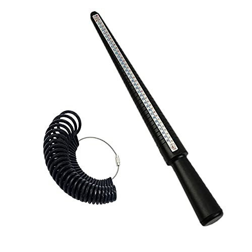 Mesure Taille Baguer, 2 Pièces Mesurer Les Tailles de Doigts, Mesurer Taille Doigts Bagues Tailles, Outils pour Mesurer Taille Bagues, Léger, Facile à Utiliser, à un Usage Personnel et Professionnel Cover