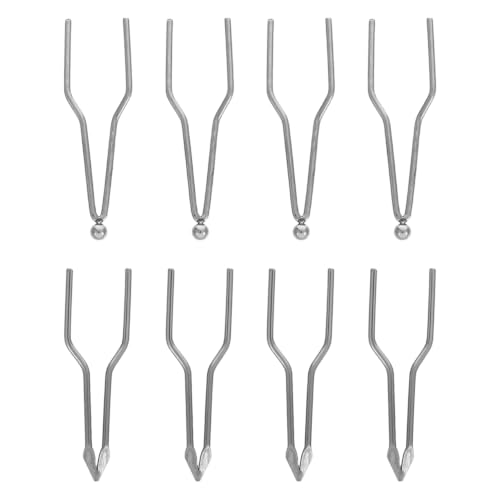 DIYEAH Pyrography Tips Wood Burning Tips 8 Tips Chrome Nickel Alloy Grey