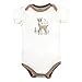 Hudson Baby Unisex Baby Cotton Bodysuits, Forest Deer 5-Pack, 12-18 Months