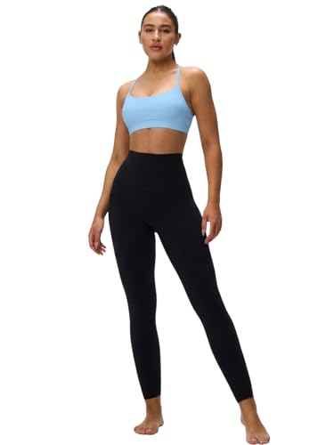 Image of Womens Y Back Padded Sports Bra Strappy U Neck Butter Soft Low Impact Workout Bras Yoga Pilates Walking