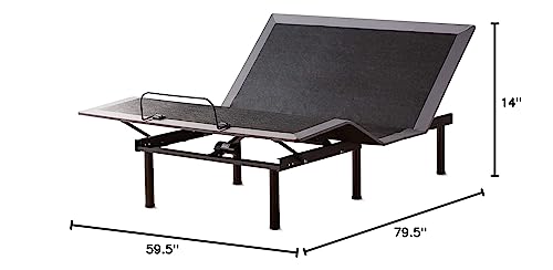 Image of Lucid L150 Adjustable Bed Frame - Head & Foot - Wireless Remote, Queen