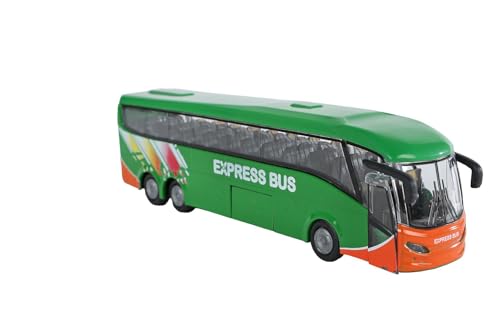 Bus jouet Kids Globe en métal pour créer des circuits de voyage en ville