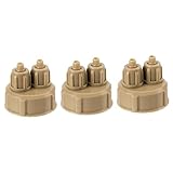 OFFSCH 3 piezas Tapones Reutilizables para Acuario Difusor Multifunción DIY Tapas para Reactor de Tanque Instalación Sencilla Kit