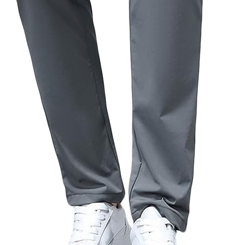 Pantalon de costume homme confortable sans repassage coupe droite