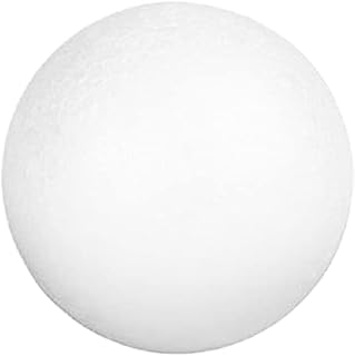 Craft Foam Ball - Smooth Styrofoam Polystyrene Balls for Craft and Project (4" - 12 Balls)