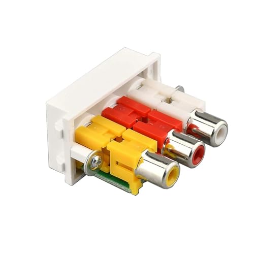 Module jack composite femelle pour intégration home cinéma salon moderne