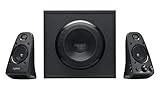Vielseitig: Bis zu drei kompatible Geräte lassen sich gleichzeitig via 3,5-mm-Klinkenanschluss und Cinch-Anschlüsse mit dem Logitech 2.1-Sound System verbinden