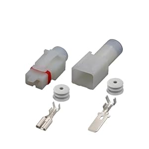 Ggqrottq DJ7013-7.8 Wasserdichter Auto-Flachstecker Satz