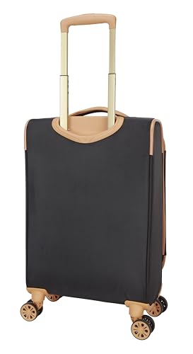 Image of Dockers Seahorse Softside Expandable 8-Wheel Spinner Travel Carry On Luggage, 20-Inch, Black