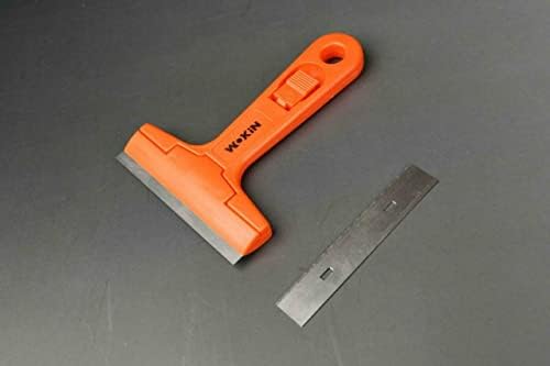 TOOLSTEK WOKIN Glass Ceramic Hob Scraper Cleaner, Tile Paint Stickers Labels Glue Remover, Window Scraper Hand Tools Scraping