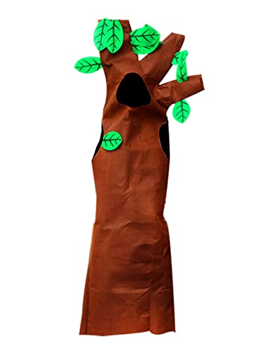 KRUIHAN Disfraz de Árbol de Navidad Adulto Vestido Gracioso Unisex para Actuación Escénica y Halloween, 190 (Altura Recomendada 175-185cm)