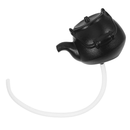 Happyyami Ceramic Fountain Spout Outdoor Fountain Decoration Waterfall Part Replacement for Garden Pond Landscape Bottom Inlet Water Feature Accessory