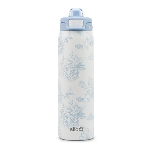 Image of Ello Pop & Fill Insulated Stainless Steel Water Bottle with Quick Fill Lid, Leakproof Locking, Sip or Chug Spout, BPA-Free, Double Wall Vacuum Insulated for Sports, Travel & School- 22oz / 32oz / 40oz