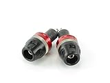  Lenkerenden Alu CNC rot passend für Honda VT 125 C Shadow JC29 1999-2000