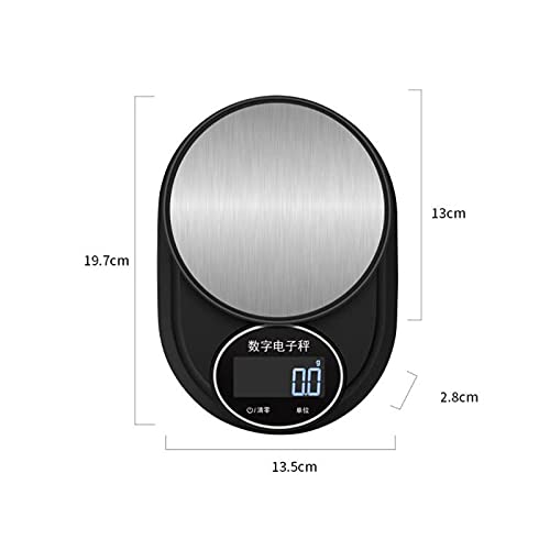 Digital Kitchen Scales Digital Food Kitchen Scale, Precise Graduation,Suitable for,Size:13.5cm*19.7cm*2.8cm,1 Pcs