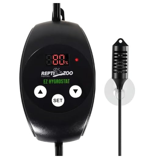 REPTI ZOO Digital Hygrometer Humidistat Controller for Terrariums