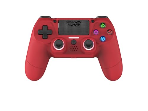 DragonShock - MIZAR BT - Roter drahtloser Controller für PS4, PC und mobile Geräte [video game]