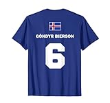 Isländische Namen auf Sauf Trikot Fußball Island Mallorca T-Shirt