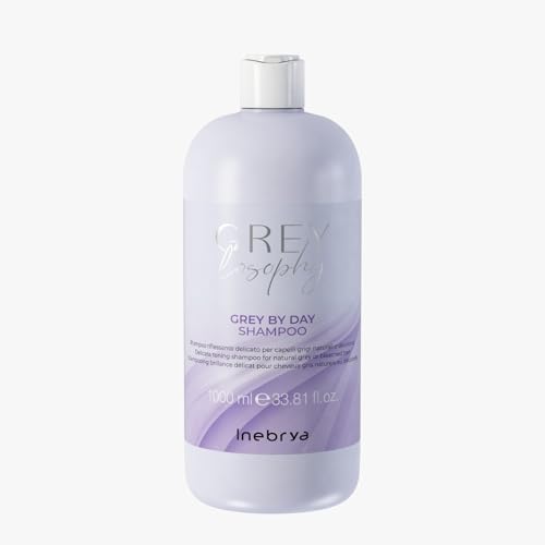 Inebrya Greylosophy Grey By Day Shampoo fĂĽr sanftes Haar, 1000 ml