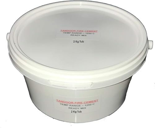 Tandoor Clay Fire Cement Tandoor Tandoori Clay Oven Repair Kit Pizza Oven Cracks Catering - 2KG