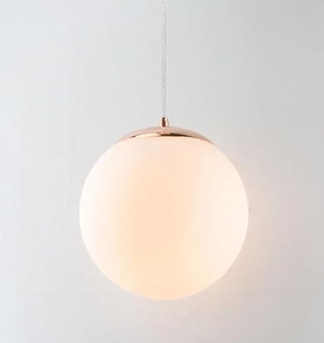 Chandelier, Nordic Glass Ball Pendant Lights Modern White Restaurant Hanging
