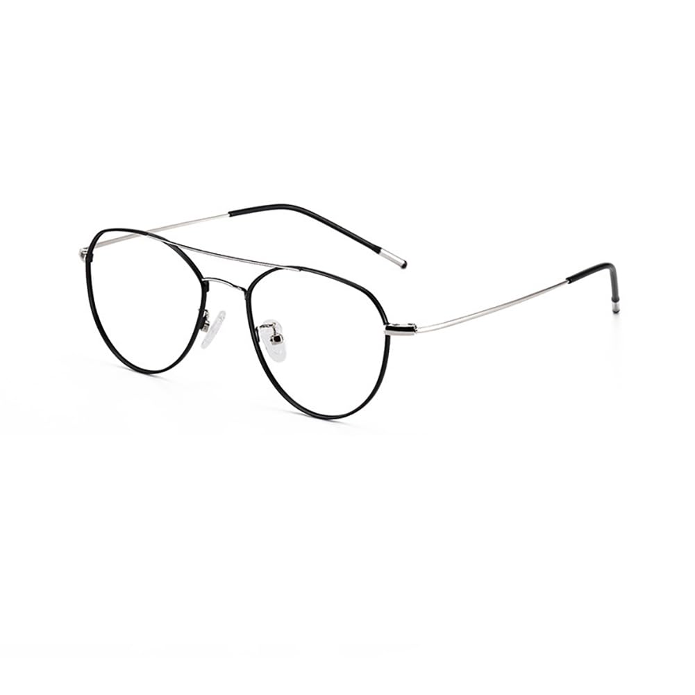 JIETIAN Retro Smart Progressive Multifokal Lesebrille mit Blaulichtfilter, 1,56 asphärische Kunststoffgläser/gegen Ermüdung,01,+2.5