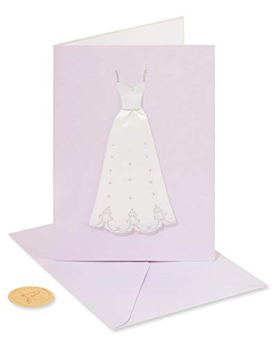 Image of Papyrus Wedding Shower Card for the Bride-to-Be (Handmade Bridal Gown)
