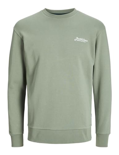 JACK & JONES Crew Neck Jjbeau Sweat à col Rond, Iceberg Green, XL Homme JACK & JONES Crew Neck Jjbeau Sweat à col Rond, Iceberg Green, XL Homme