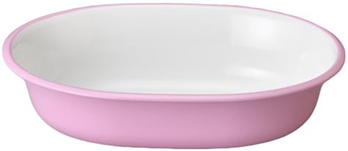 福井クラフト 電子レンジ対応 渕付 小判鉢 16.5×11.2×4.1cm ピーチ 93074118