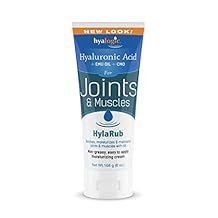 Hyalogic Hyaluronic Acid HylaRub - Non-Greasy Muscle Cream - Ideal for Muscles & Joint Care Contains Hyaluronic Acid, CMO & Emu Oil - Paraben Free Skin Care Body Cream 6oz