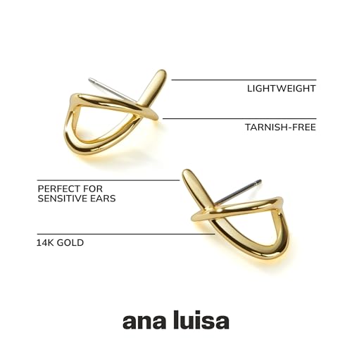 Dainty Stud Earrings Set - Hypoallergenic and Water-Resistant - Valentine's Day Gifts for Her