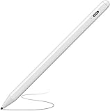 Control Preciso de la Punta y el Lápiz Magnético: Con un diseño de punta de 1,5 mm, dibuja de manera suave y receptiva como la punta de un lápiz de manzana sin ningún retraso. Para dibujar y escribir y su funcionamiento es excelente. Admite la función magnética se conecta directamente al costado del ipad.(Solo para iPad 11/12.9 pulgadas)