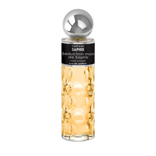 PARFUMS SAPHIR Seduction Man - Eau de Parfum con atomizador para hombre - 200 ml