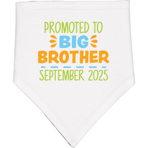 inktastic Promoted To Big Brother September 2025 Baby Bandana Bib