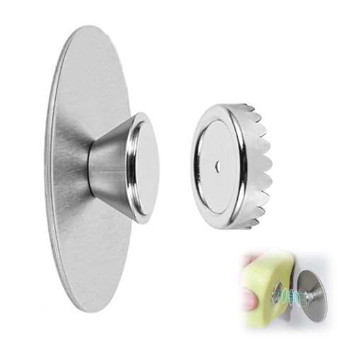 KEMUZ Juego de 2 Jaboneras Magnéticas Premium con Ventosa Fuerte y Drenaje Rápido, Porta Jabones de Baño Sin Taladrar para Azulejos, Vidrio y Superficies Lisas - Ideal para Ducha, Cocina y Viajes