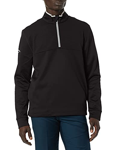 Callaway Mens Basics Long Sleeve Ottoman 1/4 Zip Pullover