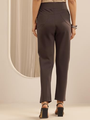 Image of Gerua by Libas Solid Rayon Regular Jeggings | Ethnic wear | Occasion Outfit