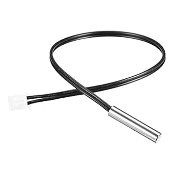 Uxcell 3 Pcs 20K NTC Thermal Sensor Probe,Nickel-Plated