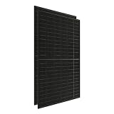Lot de 2 panneaux solaires KËORRA 450Wc | Bifacial Bi-verre | Full-Black | Haute Performance | Rendement Élevé | Garantie 40 ans | Pour installation photovoltaïque