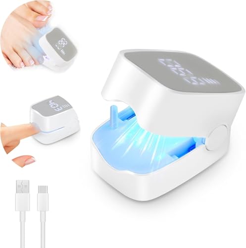 SAVILAND 2026 Nail Cleaning Laser Device with Time Display 21 Day Fast Nail Repair 905nm Infrared Light 470nm Blue Light for Toe Nails Strengthener