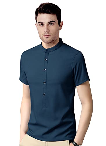 Image of EYEBOGLER Mens Regular Fit Half Sleeve Cotton T-Shirt