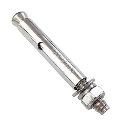 Image of 10 Pack M6x60mm Expansion Bolts Anchor Bolt 304 Stainless Steel External Hex Expansion Screw Bolt Sleeve Anchor Fastener Wall Concrete