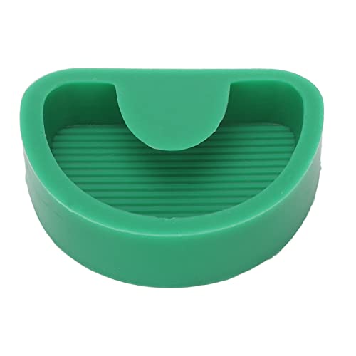 Modelo de dente de silicone, base de modelo de dente fácil de limpar verde reutilizável para loja (t
