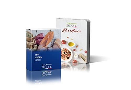 DIENNEA Prolife - Programma Alimentare - 6 Mesi - Include Test Intolleranza Glutine e Lattosio più il Ricettario Completo - Migliora il tuo benessere con un programma su misura - Made in Italy