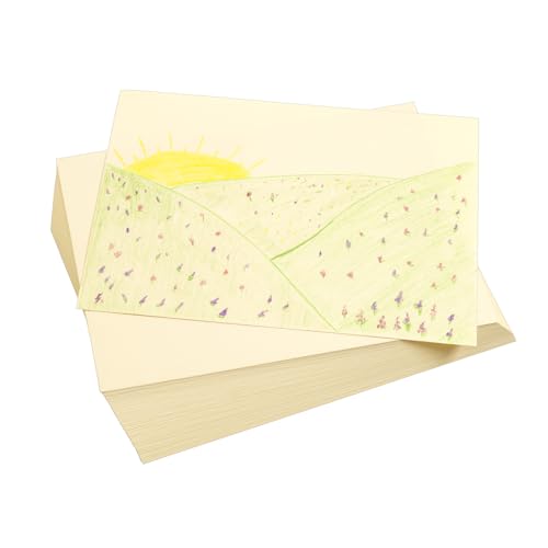 Tagboard - 9 x 12 Manila Specialty Paper School Art Supplies Art Supplies Craft Projects Children Gift Classroom Home Arts and Crafts Drawing Coloring