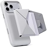 [MOFT] 公式直営店 多機能財布＆スタンド MagSafe対応 財布 カードケース メンズ レディース 折りたたみ式 コンパクト ミニ 小さい 大容量 使いやすい MOVAS™耐久素材 薄型 軽量 多機能 スマホスタンド iPhone対応 外出 旅行 ビジネス 日常に便利 ミスティグレー (スタンドなし)